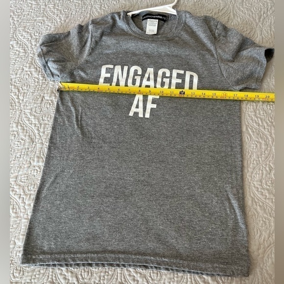 Lulusimon Studio Engaged AF Short Sleeve T-Shirt - Picture 4 of 5